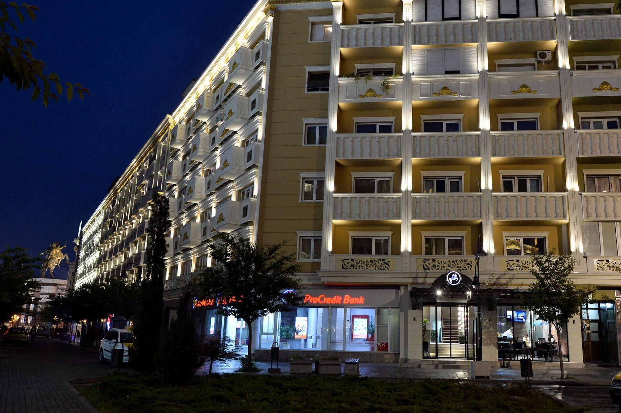 Alexandar Square Boutique Hotel Skopie Exterior foto